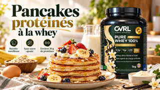 Pancakes protéinés à la whey : la recette moelleuse sans sucre ajouté que nous faisons à la maison