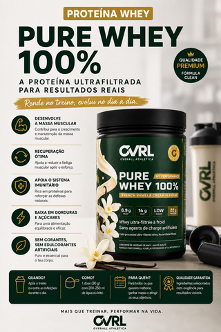 Pure Whey 100% - Concentré Vanille Française