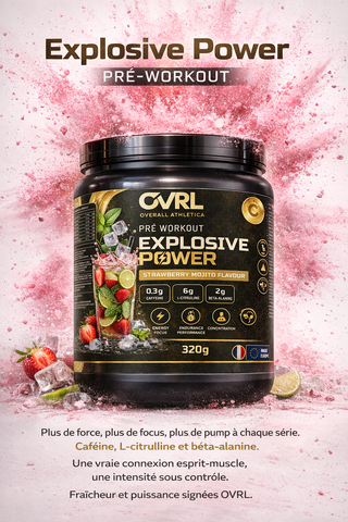 Explosive Power Pre Workout Mojito-Fraise